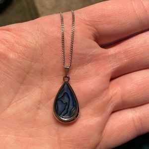 Abalone shell necklace